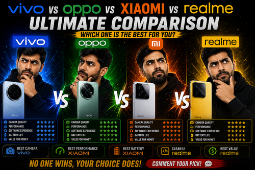 Vivo vs OPPO vs Xiaomi vs Realme: Ultimate Smartphone Brand Comparison 2026