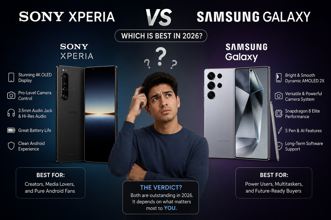 Sony Xperia vs Samsung Galaxy: Which is Better in 2026?