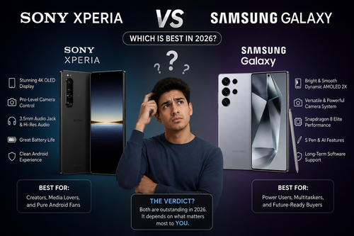 Sony Xperia vs Samsung Galaxy: Which is Better in 2026?