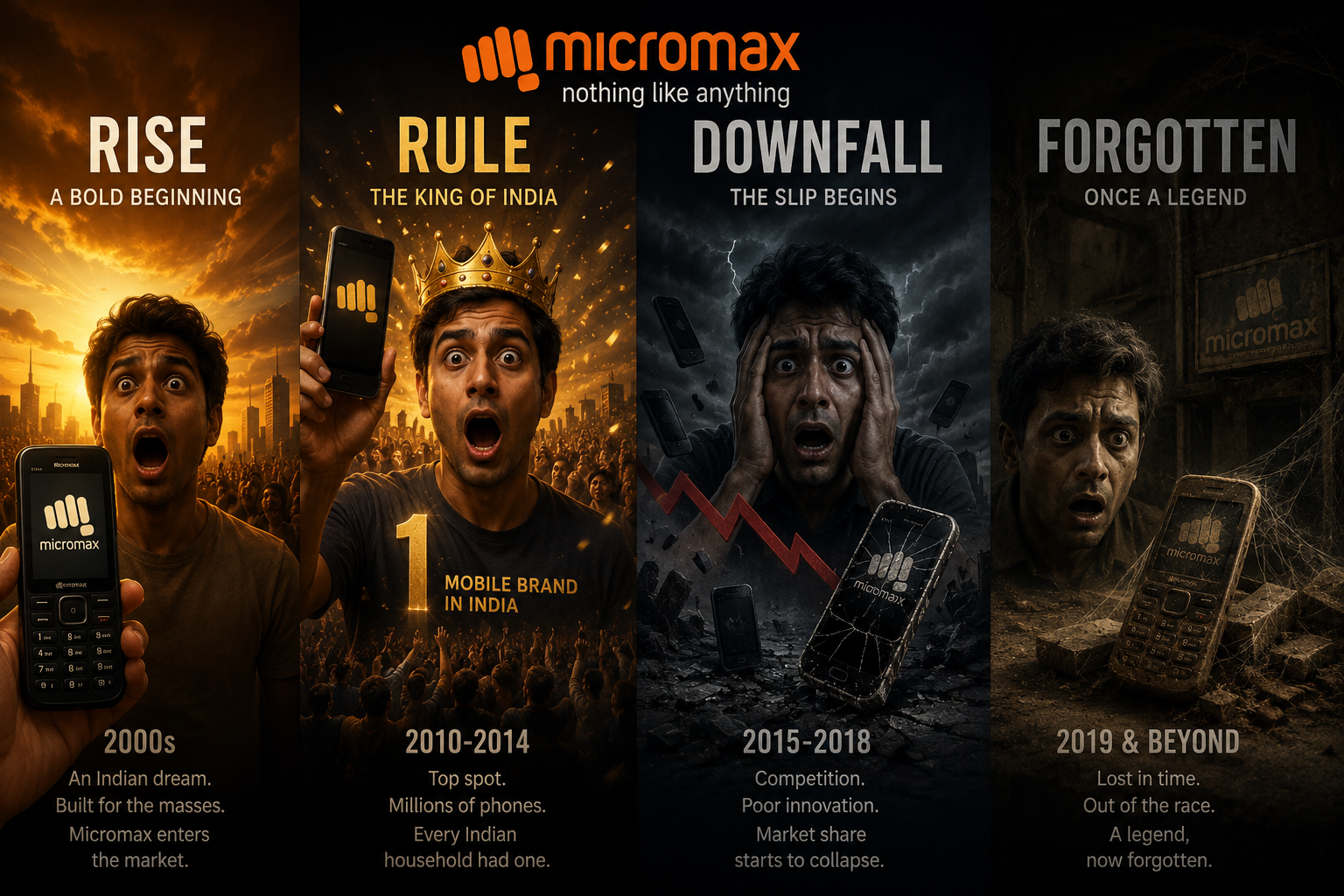 Micromax: Rise, Rule, Downfall & Forgotten – The Complete Story of India's Smartphone Giant