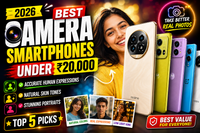Best Camera Smartphones Under ₹20,000 in India (2026) — Top Picks for Every Photographer
