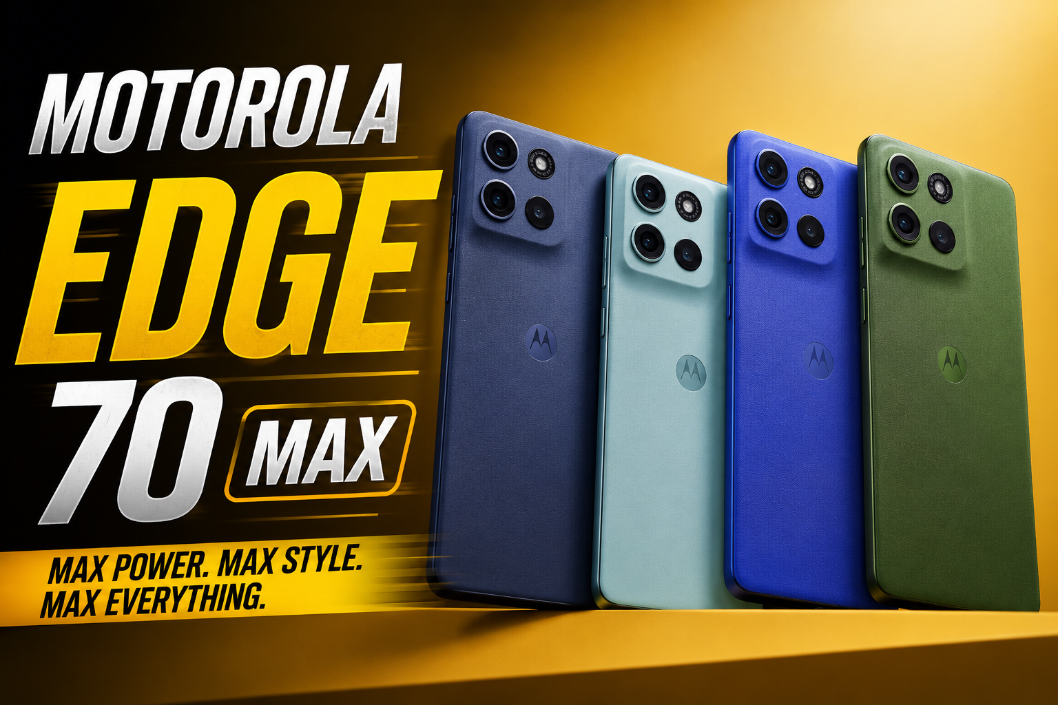 Motorola Edge 70 Max (2026): Expected Price, Specifications, Features, Camera, Battery &amp; Full Review