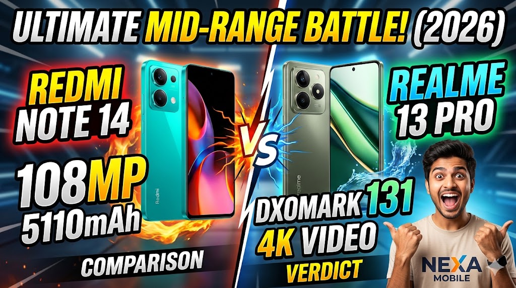 Redmi Note 14 vs Realme 13 Pro: The Ultimate Comparison (2026)